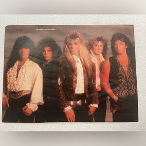 House of Lords Band Pinup- Vintage